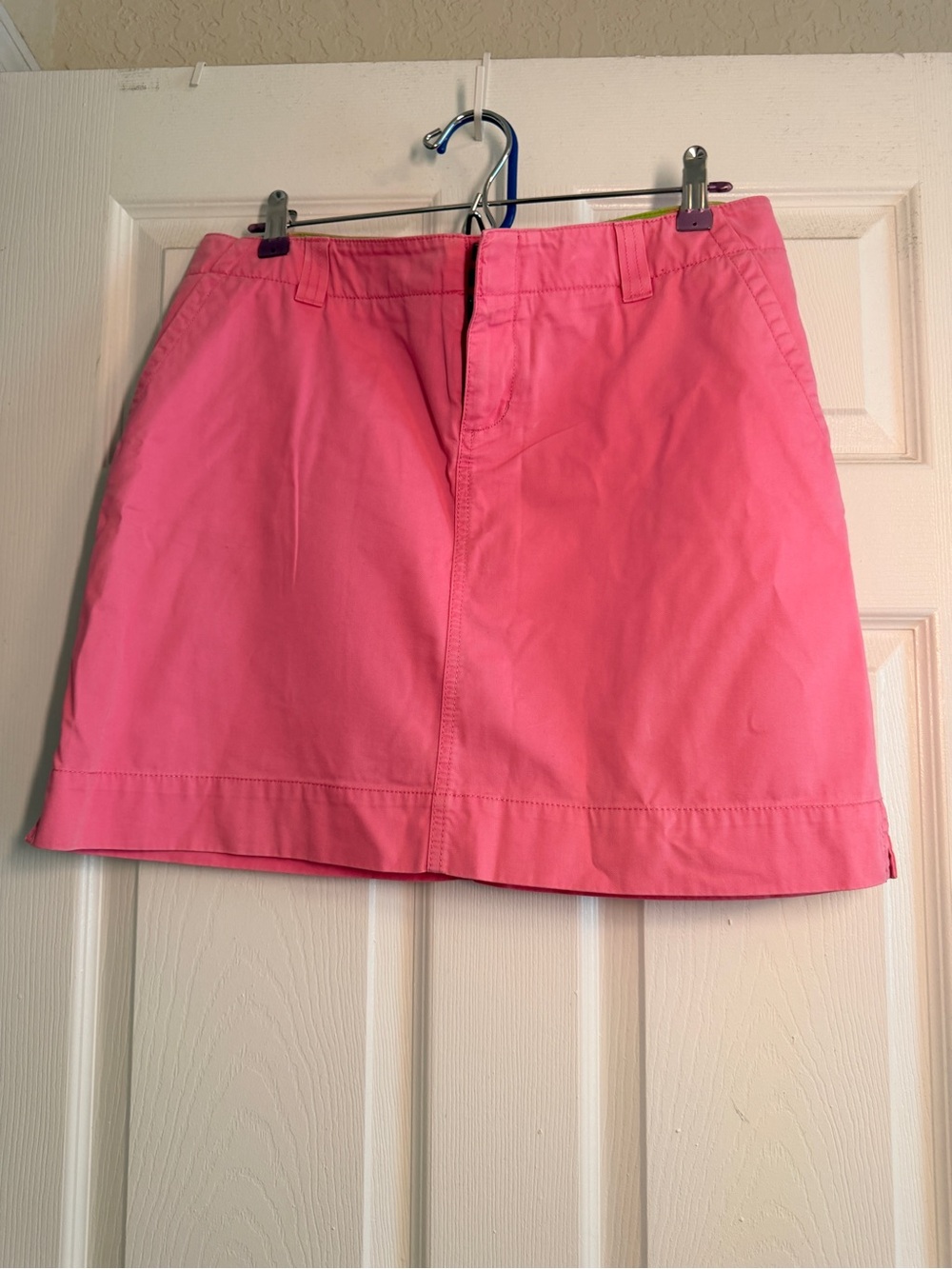 Lilly Pulitzer Pink and Lime Green Cotton Skirt